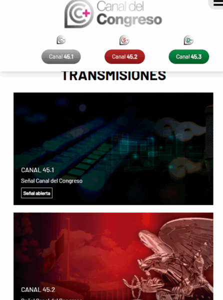 web canal del congreso gruposmart