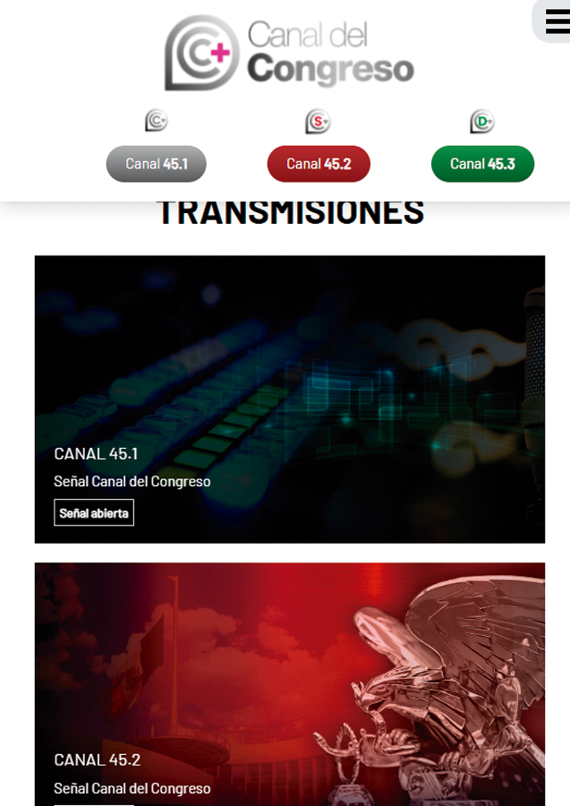 web canal del congreso gruposmart